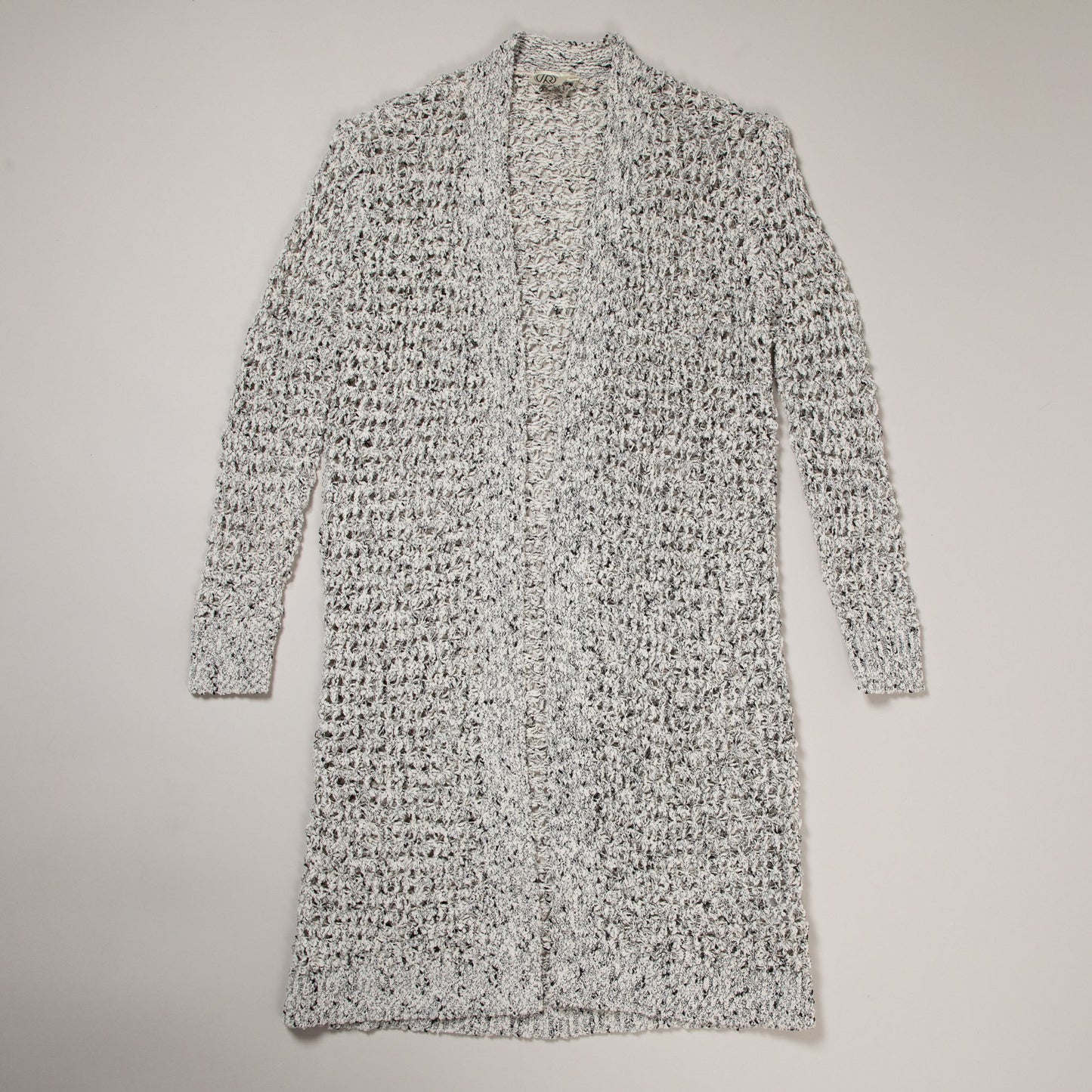 Open Weave Long Cardigan