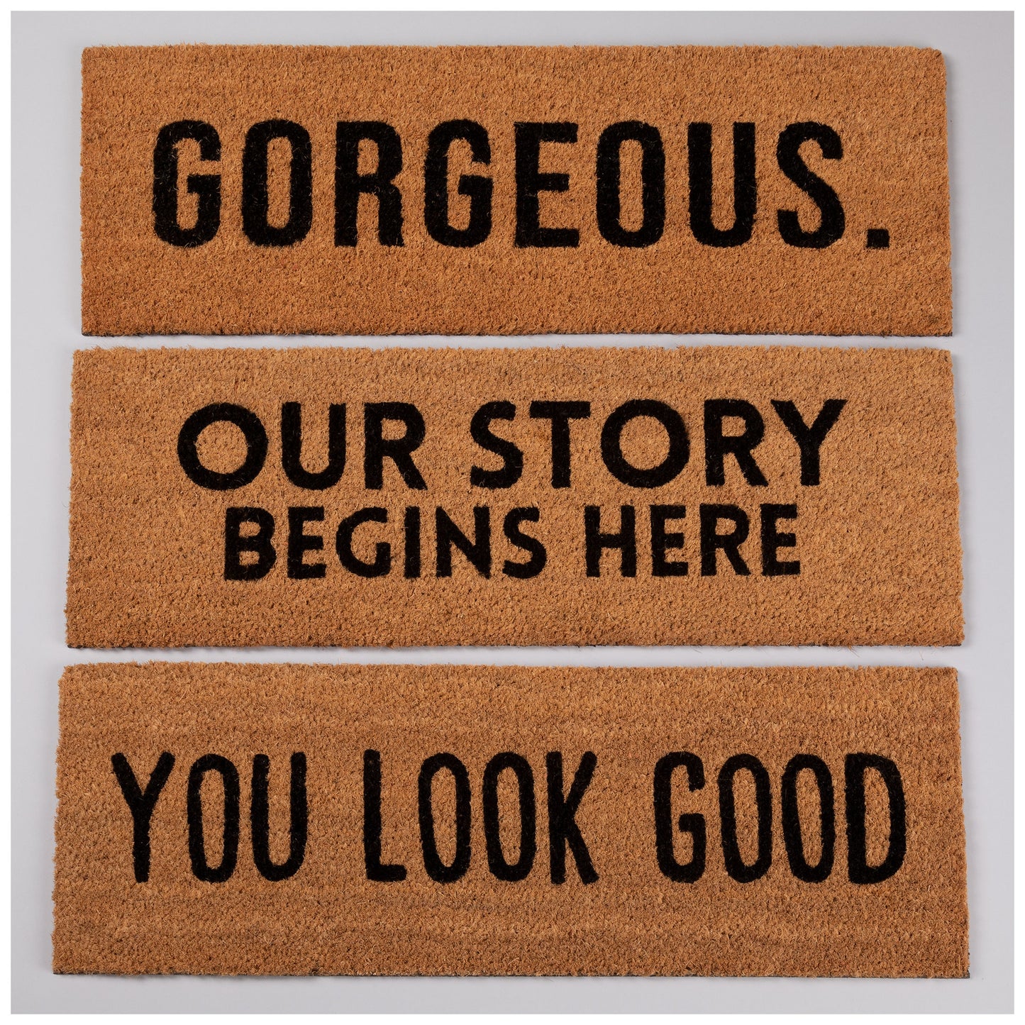 Warm Welcome Coir Door Mat