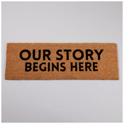 Warm Welcome Coir Door Mat