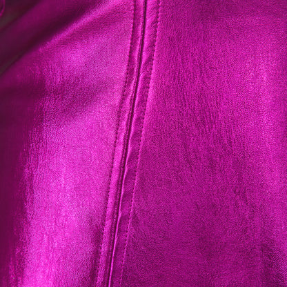 Metallic Mini Skirt