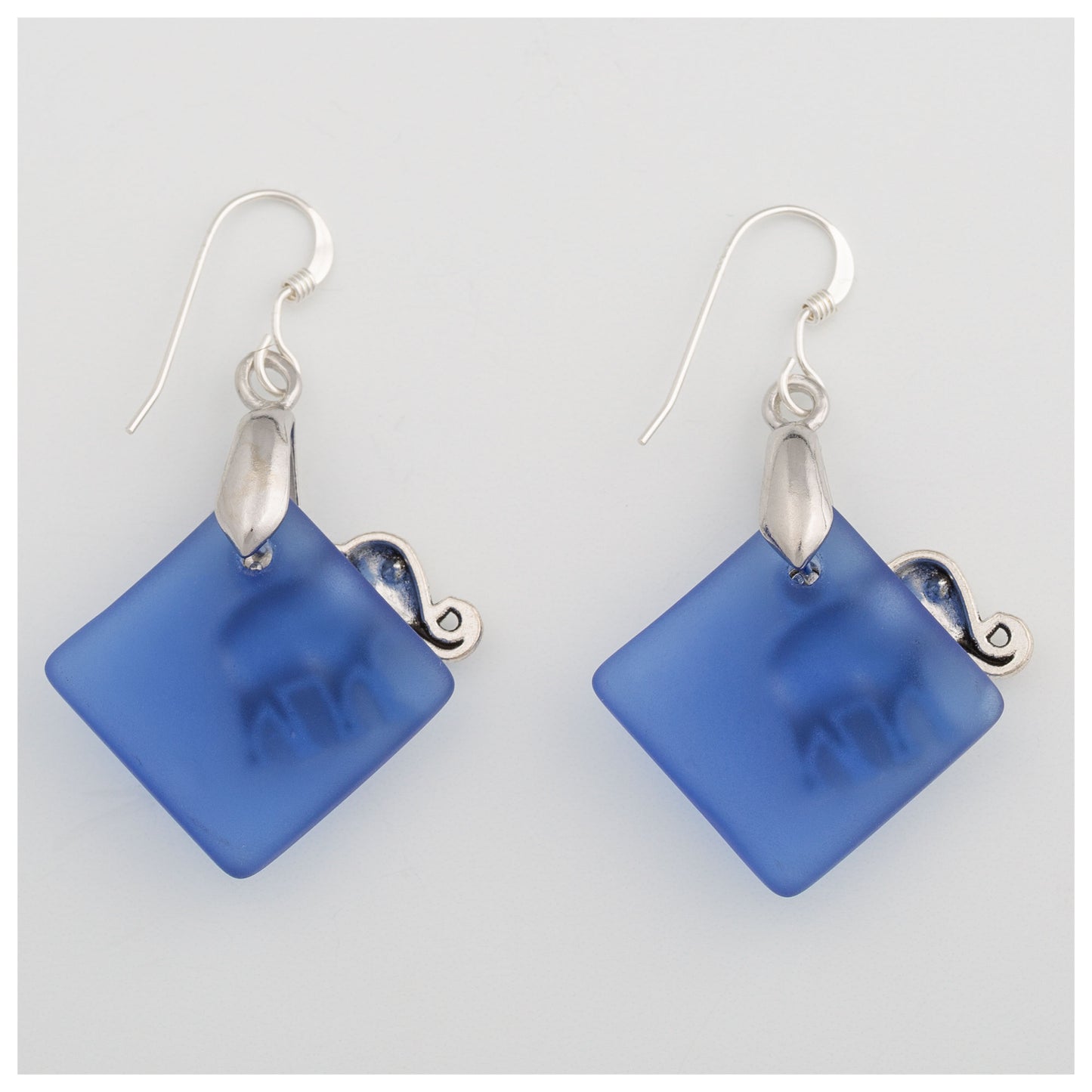 Elephant Sea Glass Earrings