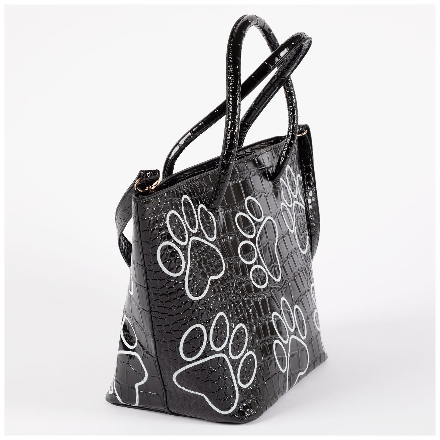 Patterned Paw Handbag