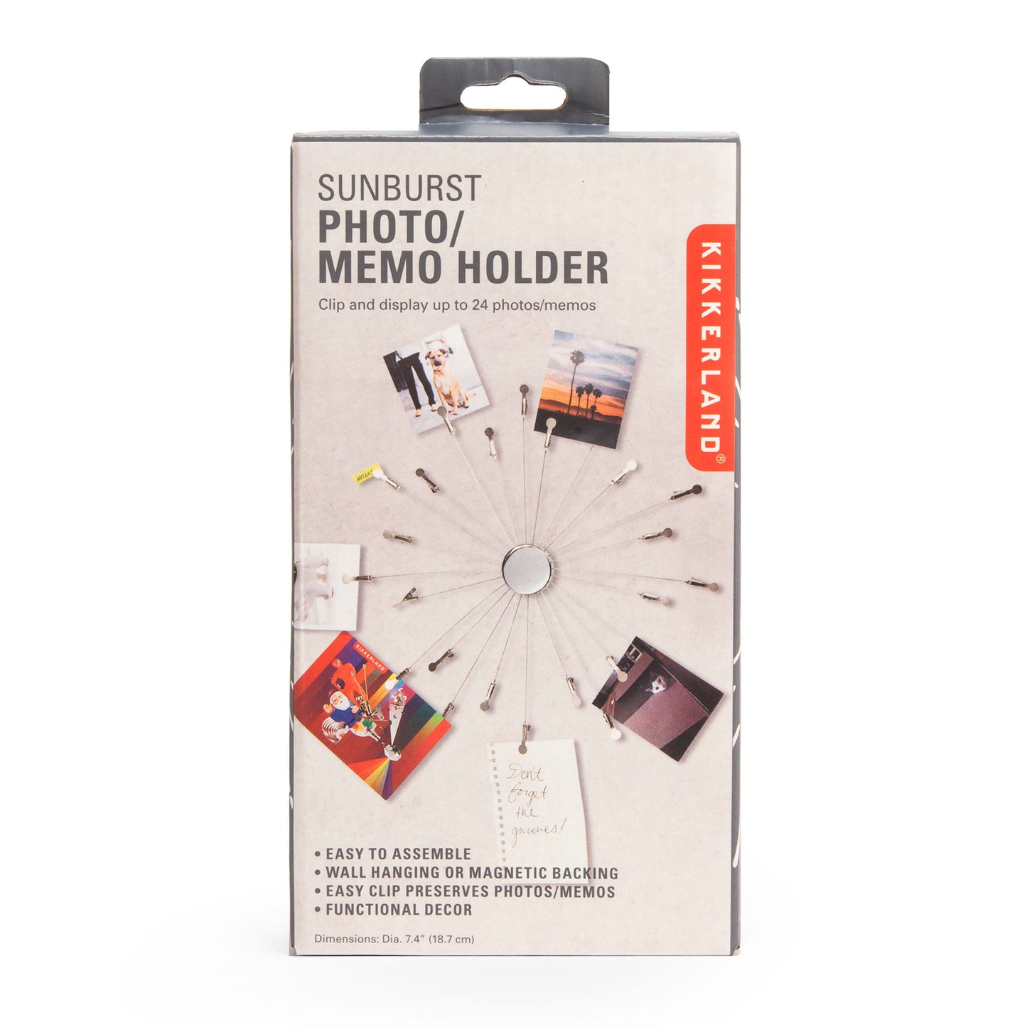 Sunburst Photo/Memo Holder