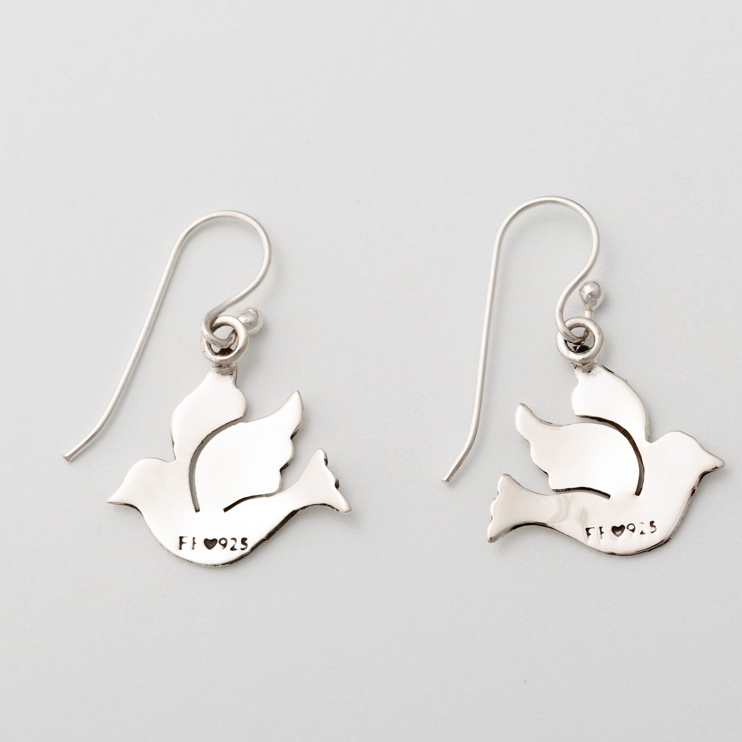 Peace Dove Sterling Earrings