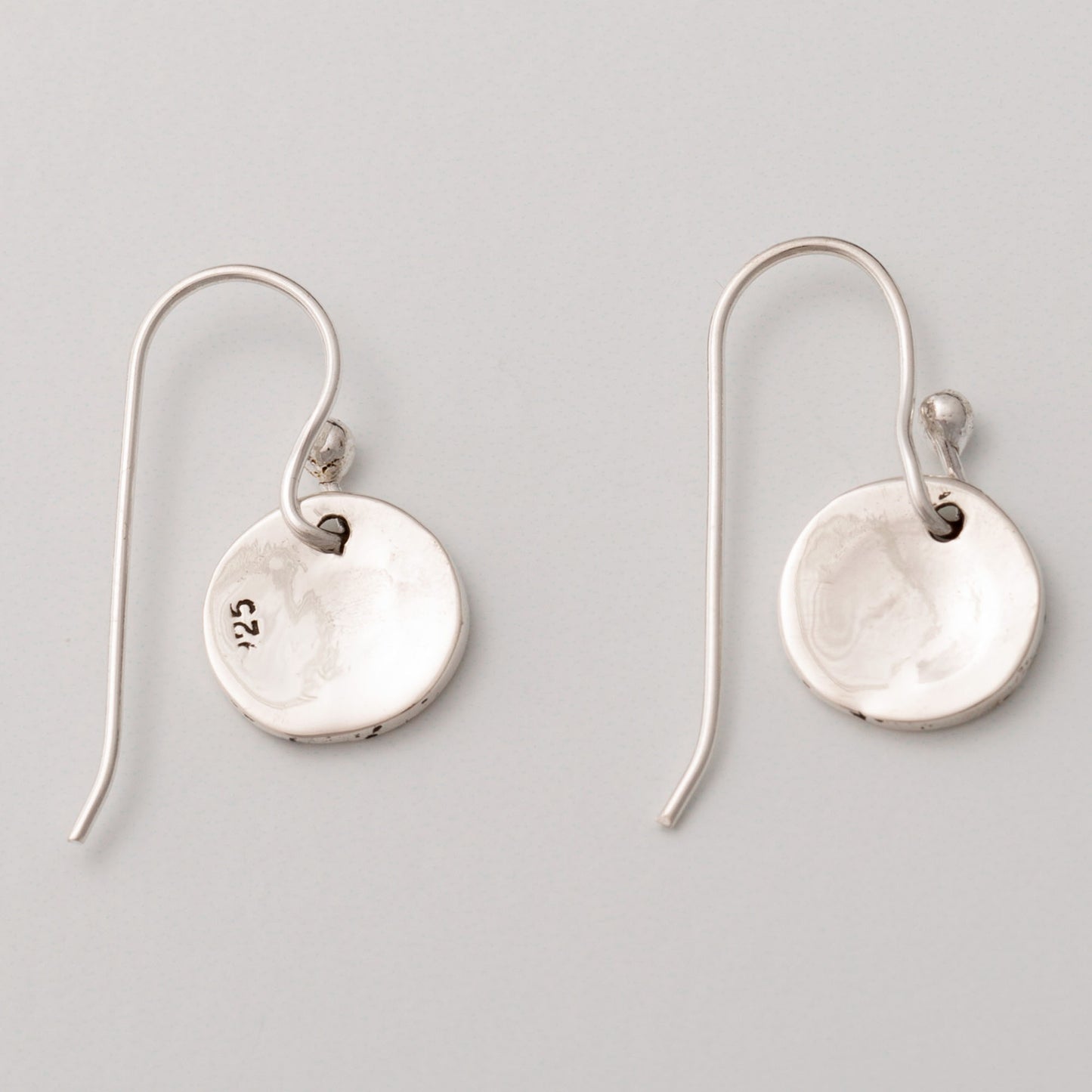 Peace Sign Sterling Earrings