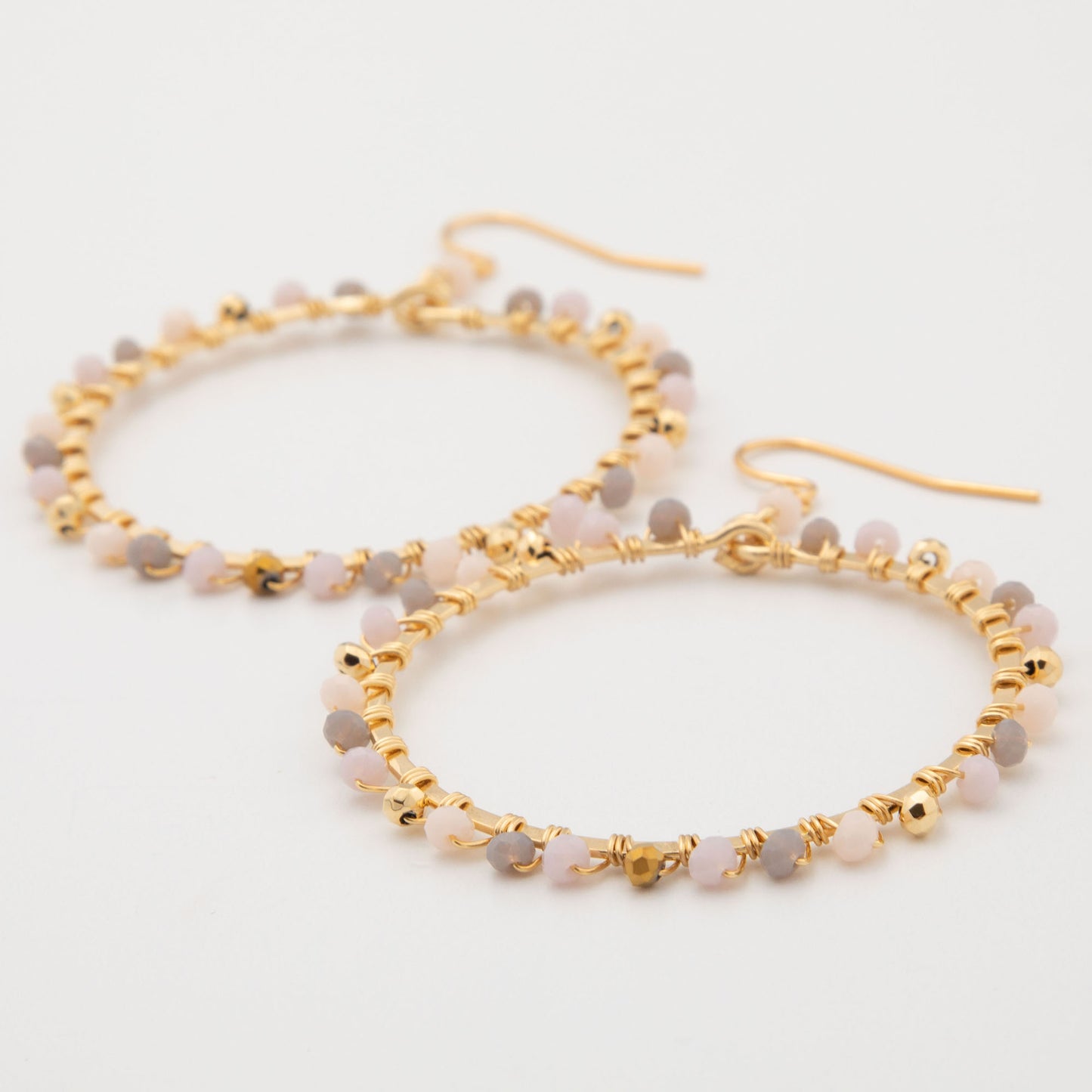 Gold-Plated Bohemian Crystal Earrings