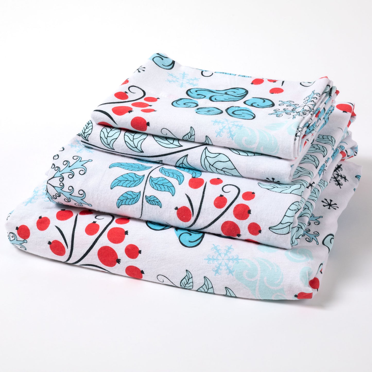 Winter Paws Flannel Sheet Set