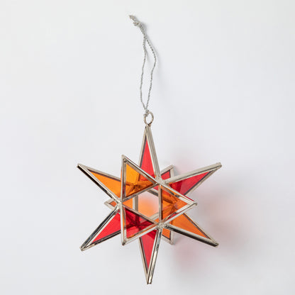 Glass Moravian Star Ornament | Fair Trade