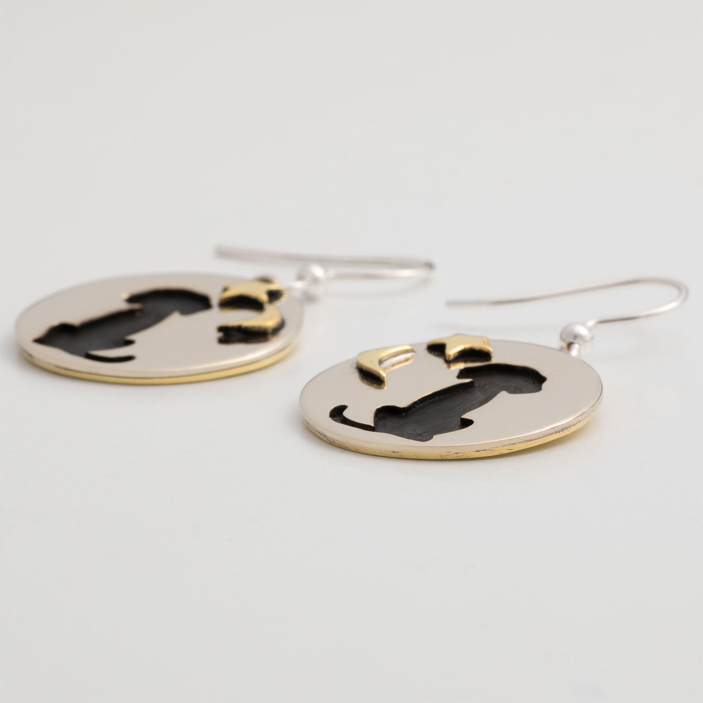 Cute Dog Moonlight Earrings