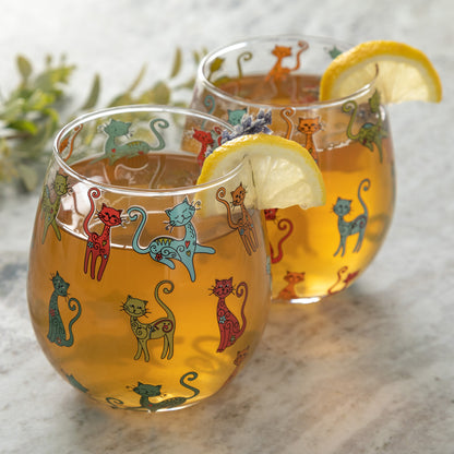 All Over Print Glasses - Set of 2