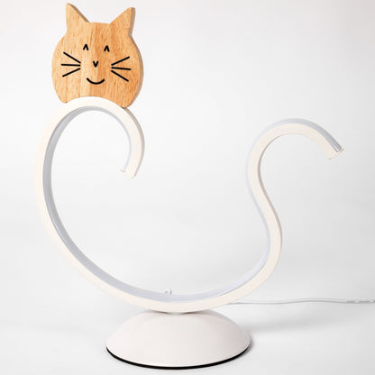 Curvy Kitty Table Lamp