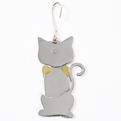 Perfect Gift Cat Mixed Metal Ornament