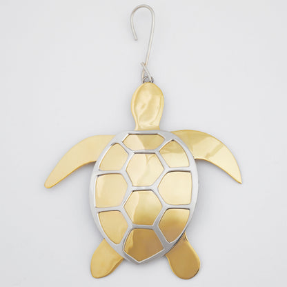 Sea Turtle Mixed Metal Ornament