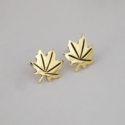 Falling Leaves Post Earrings