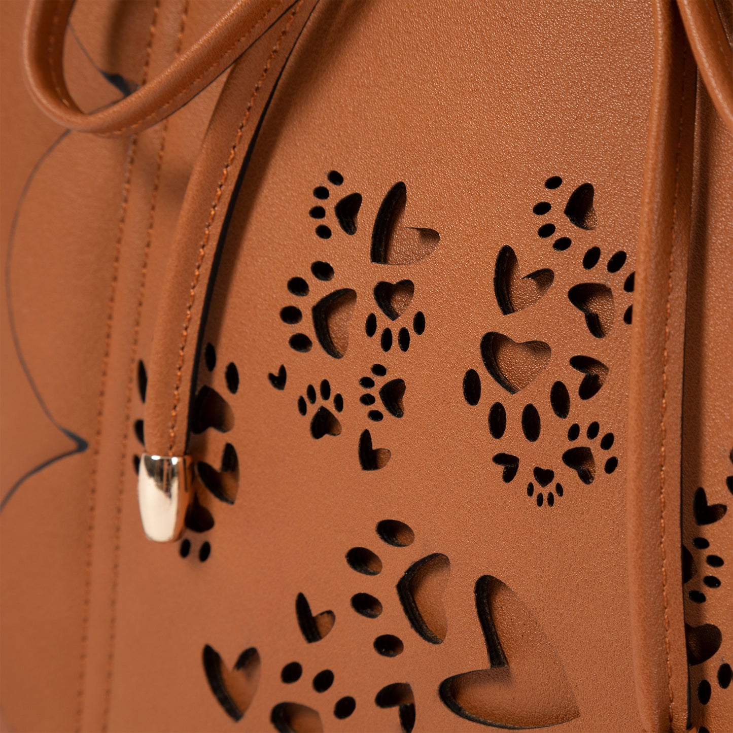 Bow & Hearts Paw Print Handbag