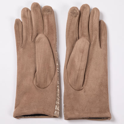 Touch Of Shine Puffer Touch Screen Gloves