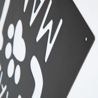 Cat Lover Outdoor Wall Decor Sign