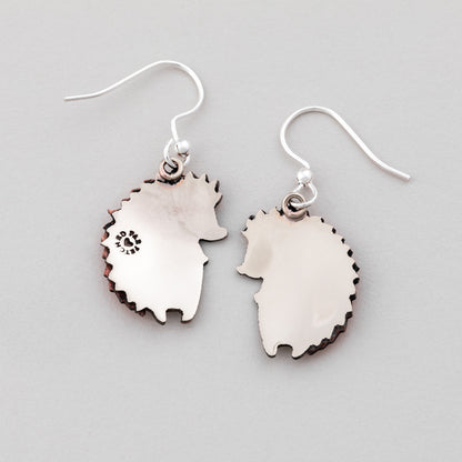 Hedgehog Mixed Metal Earrings