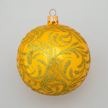 Ukrainian Handmade Christmas Glass Ornament