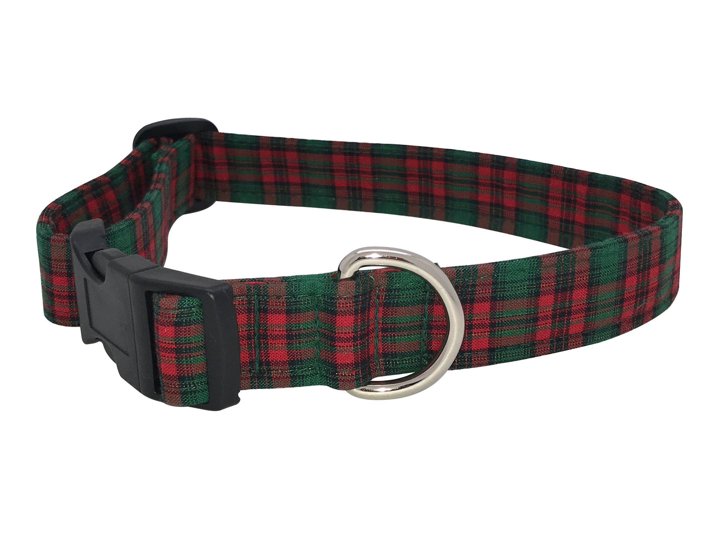 Elmo's Closet - Metallic Plaid Breakaway Cat Collar