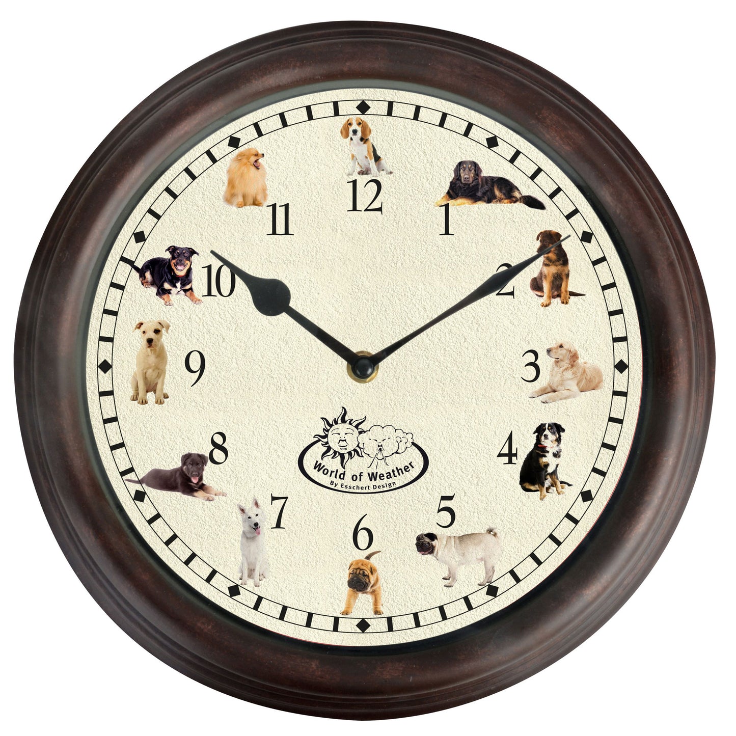 Dog Sounds Clock