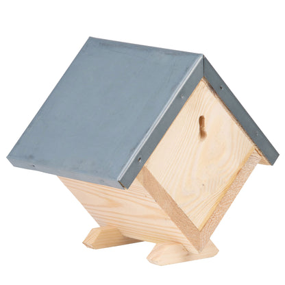 Wood & Metal Bee House