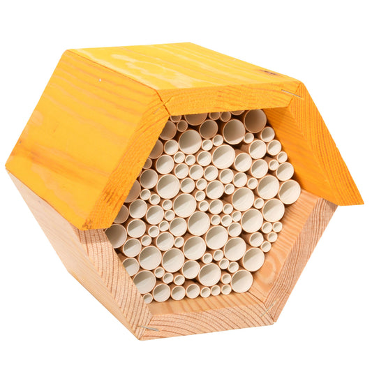 Hexagonal Wood Bee House