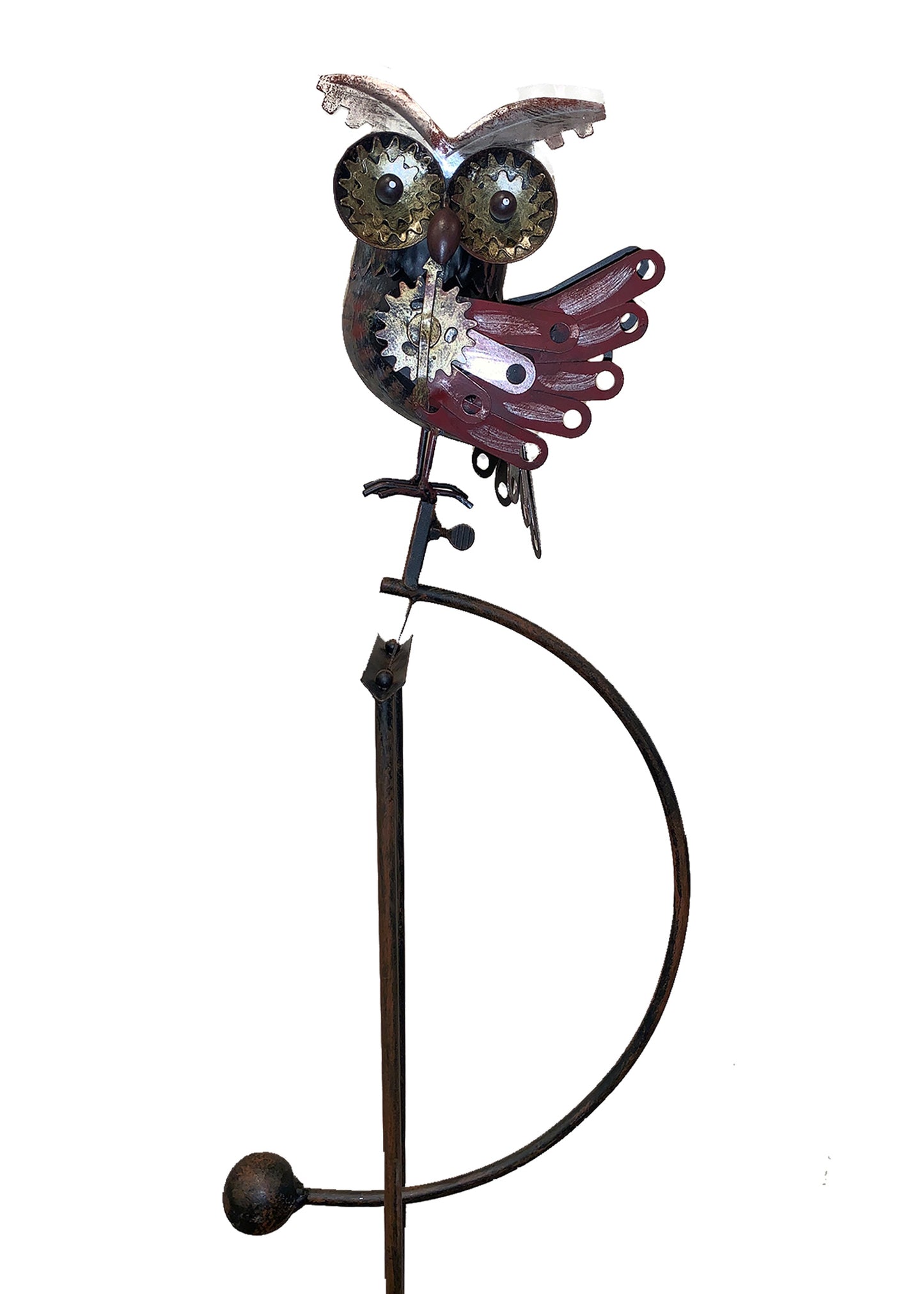 Steampunk Owl in Flight Rocker