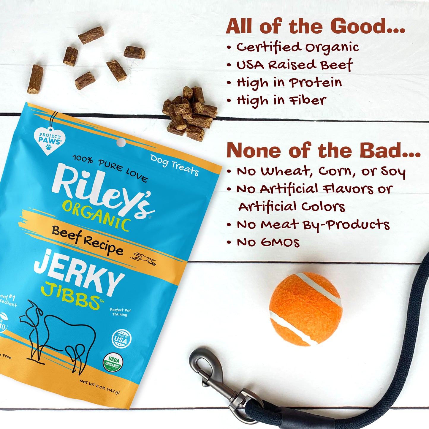 Organic Beef Jerky Jibbs 3-Pack