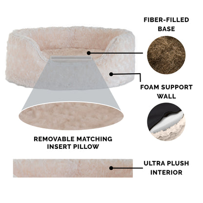 FurHaven Oval Ultra Plush Pet Bed
