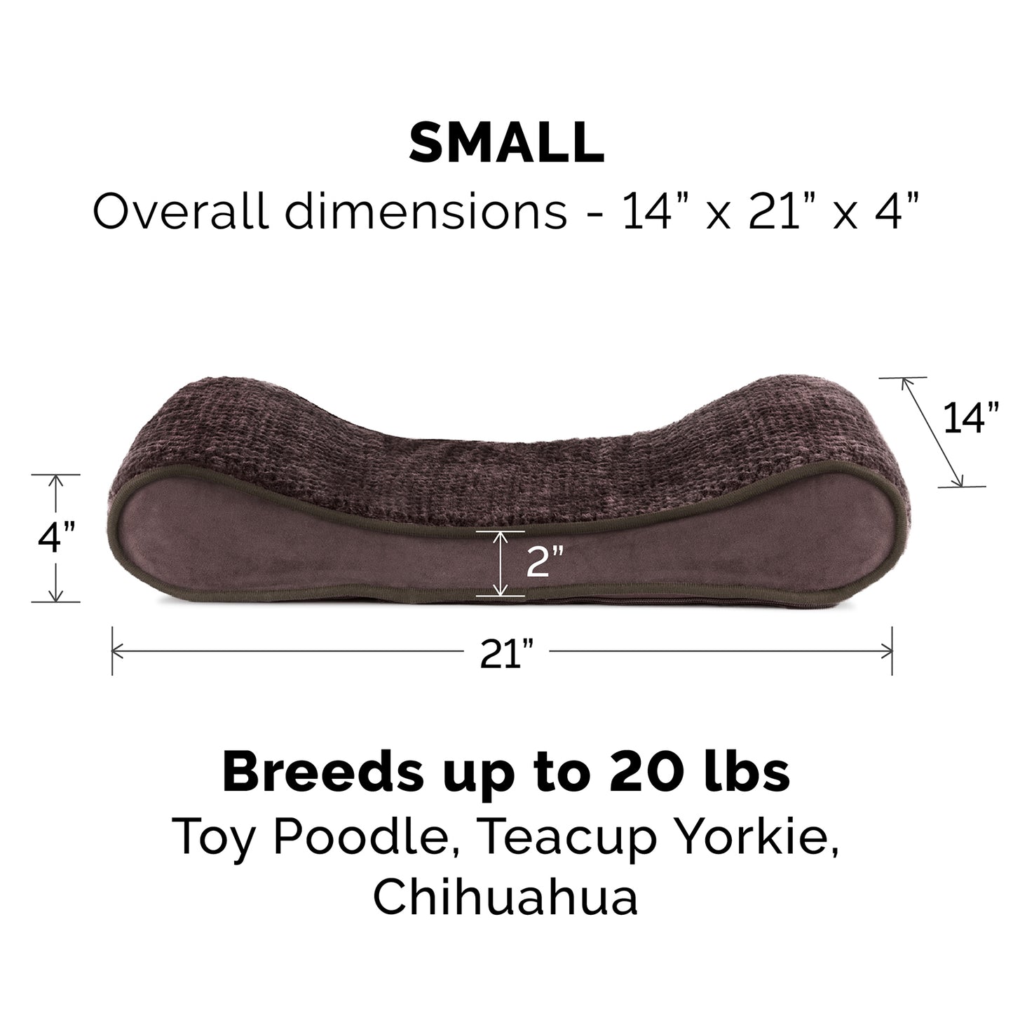 Minky Plush & Velvet Luxe Lounger Pet Bed