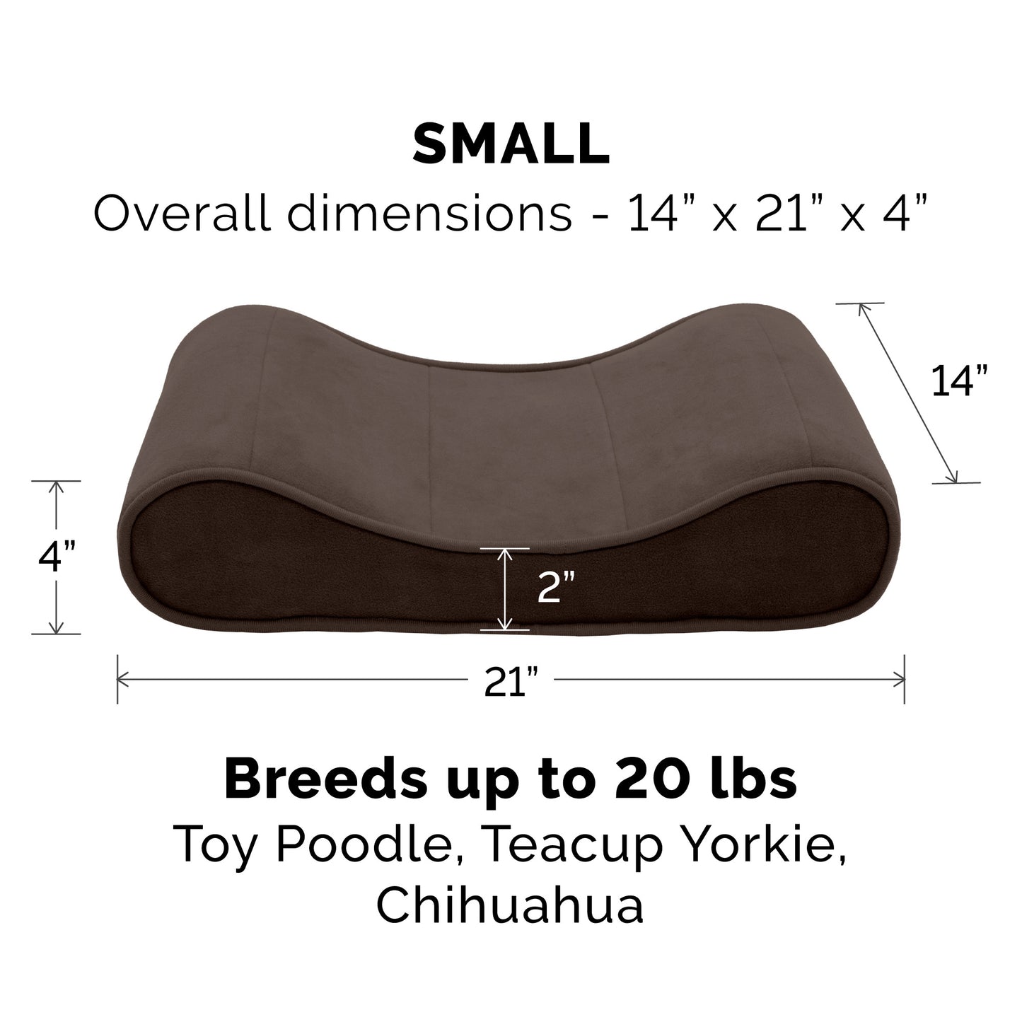FurHaven Orthopedic Microvelvet Luxe Lounger Pet Bed