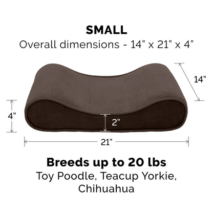FurHaven Orthopedic Microvelvet Luxe Lounger Pet Bed