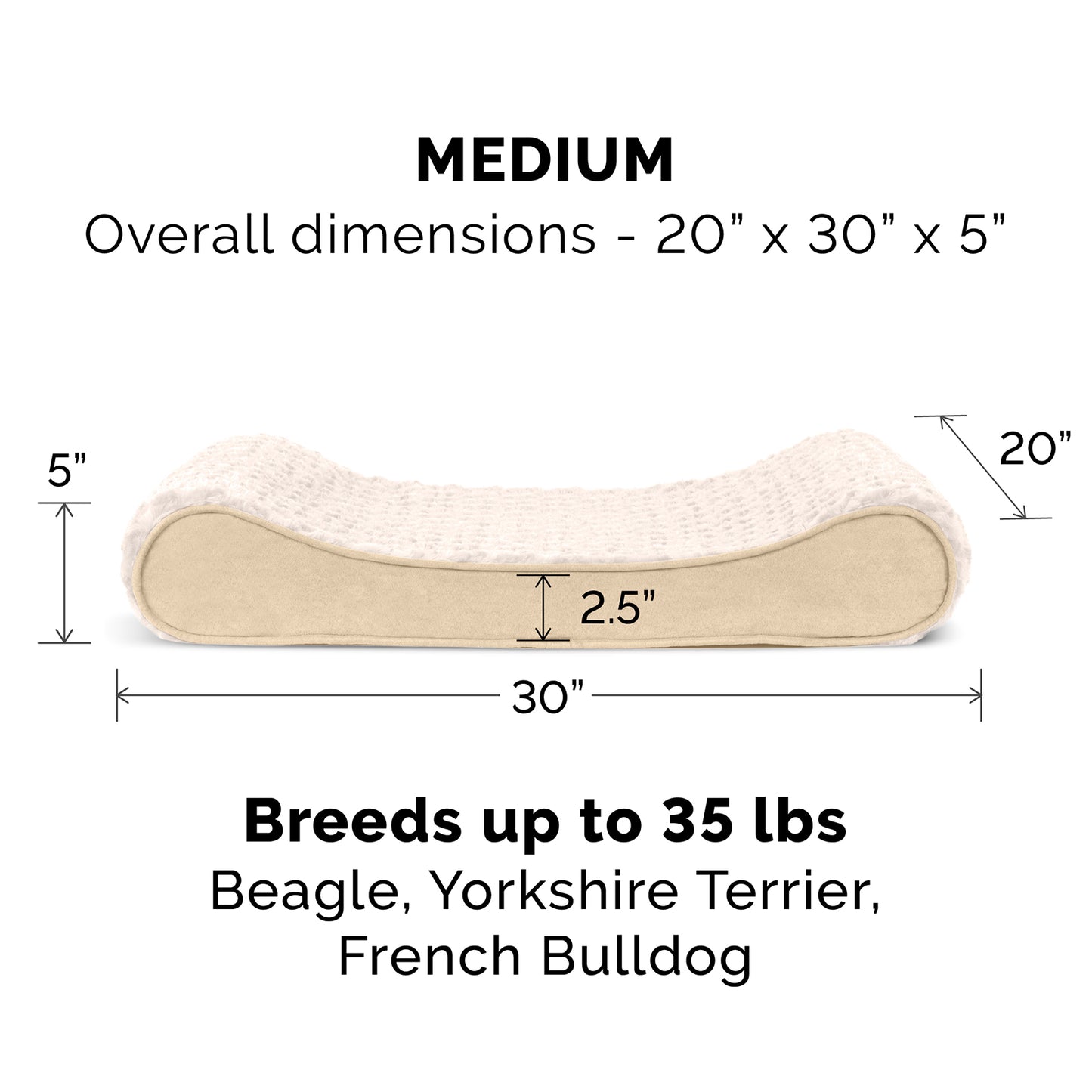 Ultra Plush Luxe Lounger Pet Bed