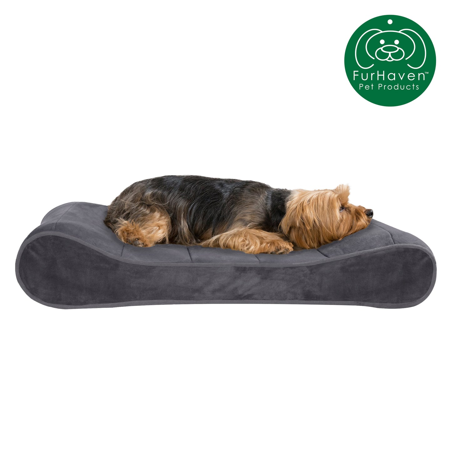 FurHaven Orthopedic Microvelvet Luxe Lounger Pet Bed