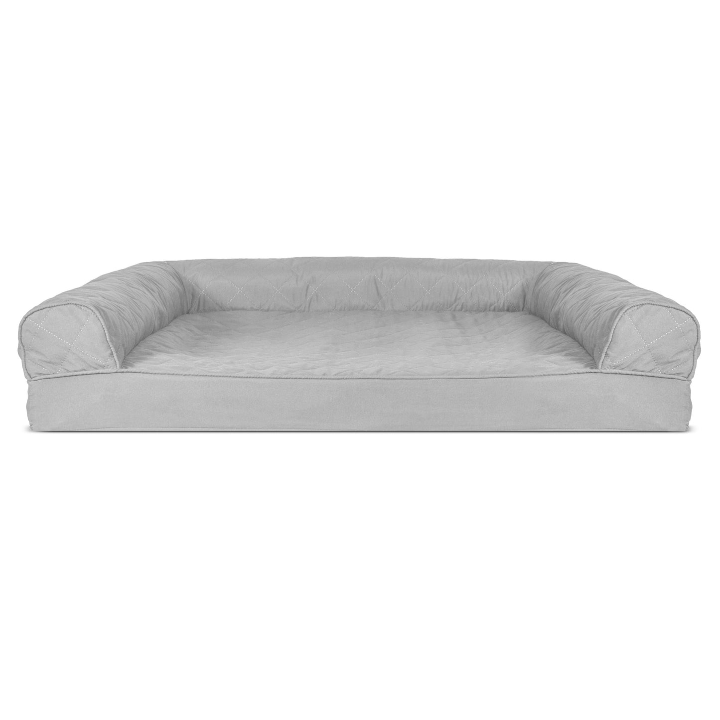 Orthopedic Quilted Sofa-Style Couch Pet Bed