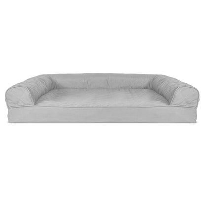 Orthopedic Quilted Sofa-Style Couch Pet Bed