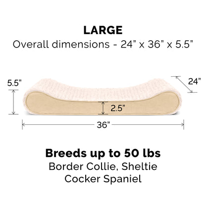 Memory Foam Ultra Plush Luxe Lounger Pet Bed