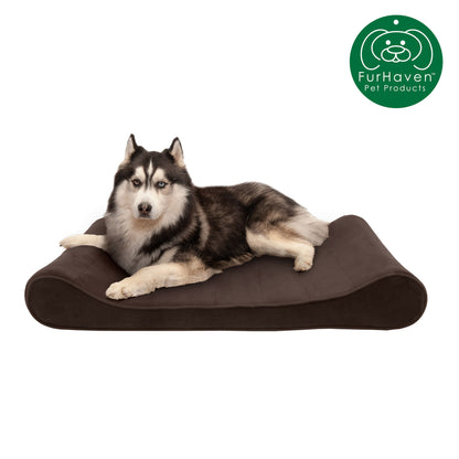 Orthopedic Microvelvet Luxe Lounger Pet Bed
