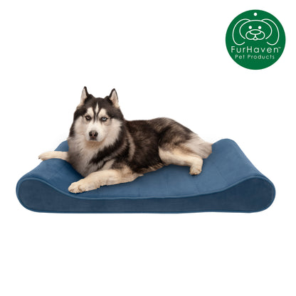 Orthopedic Microvelvet Luxe Lounger Pet Bed