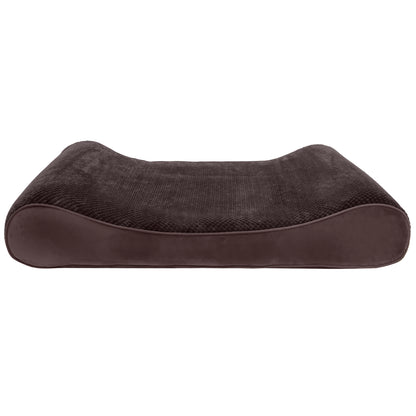Minky Plush & Velvet Luxe Lounger Pet Bed