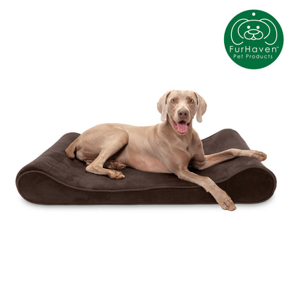 Orthopedic Microvelvet Luxe Lounger Pet Bed