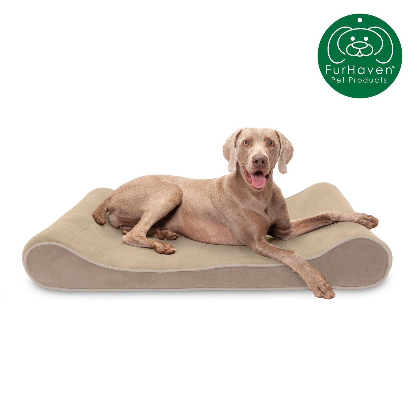 Orthopedic Microvelvet Luxe Lounger Pet Bed