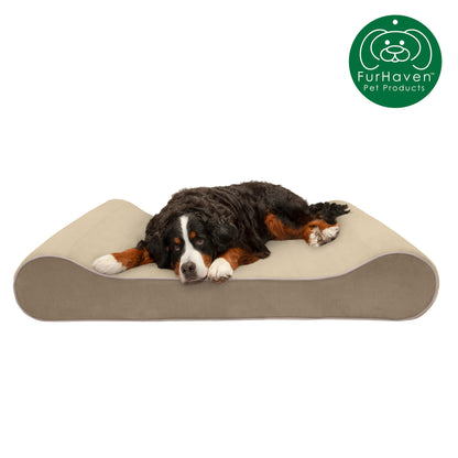 Orthopedic Microvelvet Luxe Lounger Pet Bed