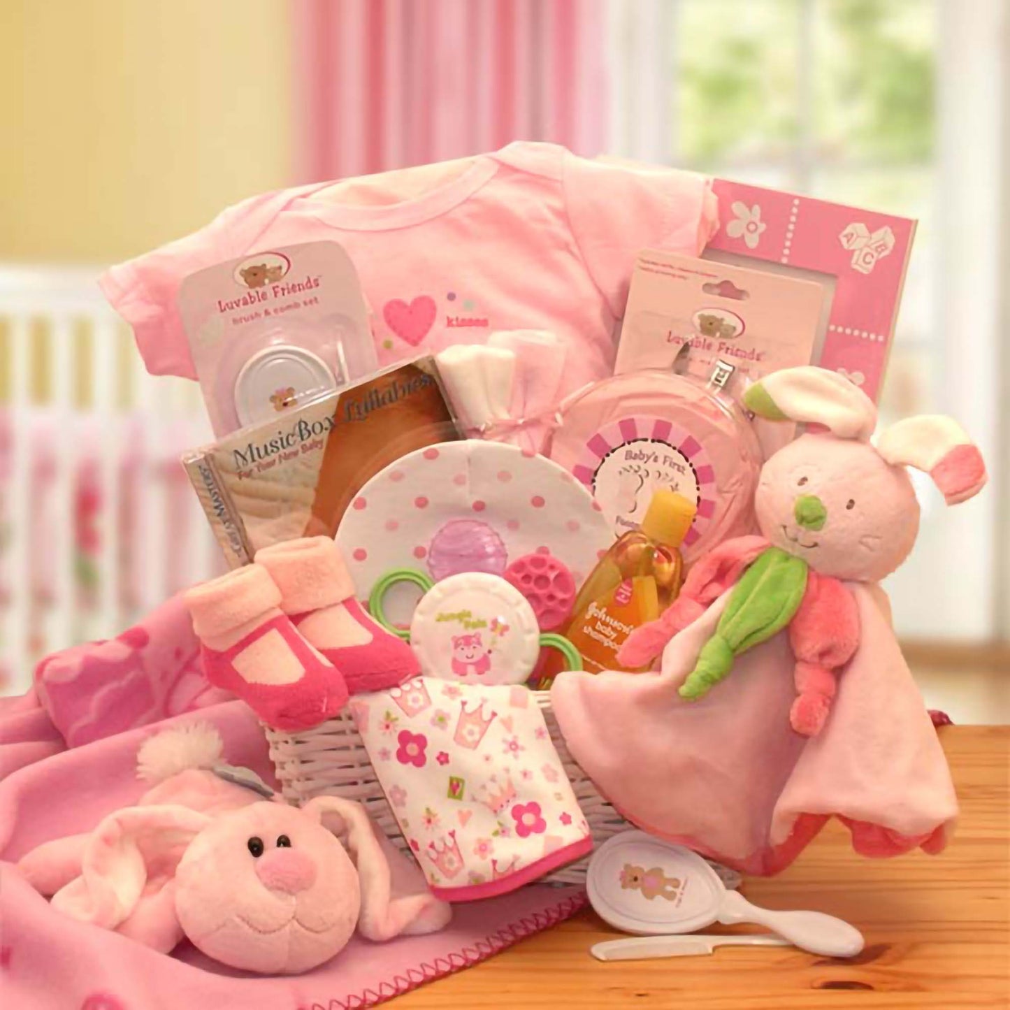 Hunny Bunny's New Baby Gift Basket