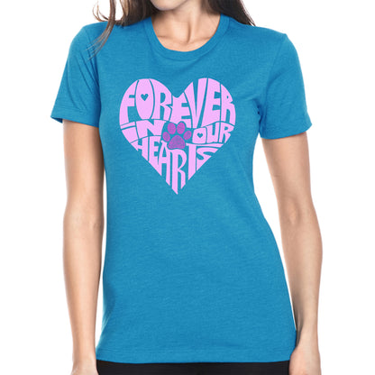 Forever In Our Hearts - Women's Premium Blend Word Art T-Shirt