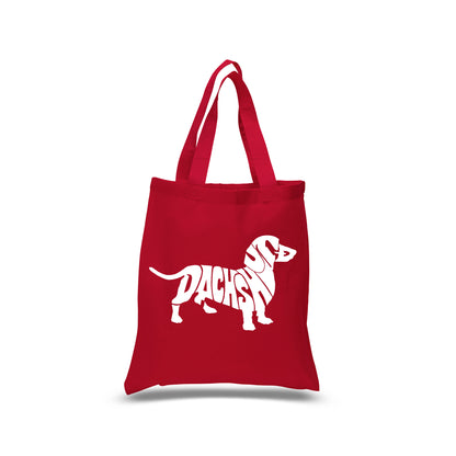 Dachshund  - Small Word Art Tote Bag