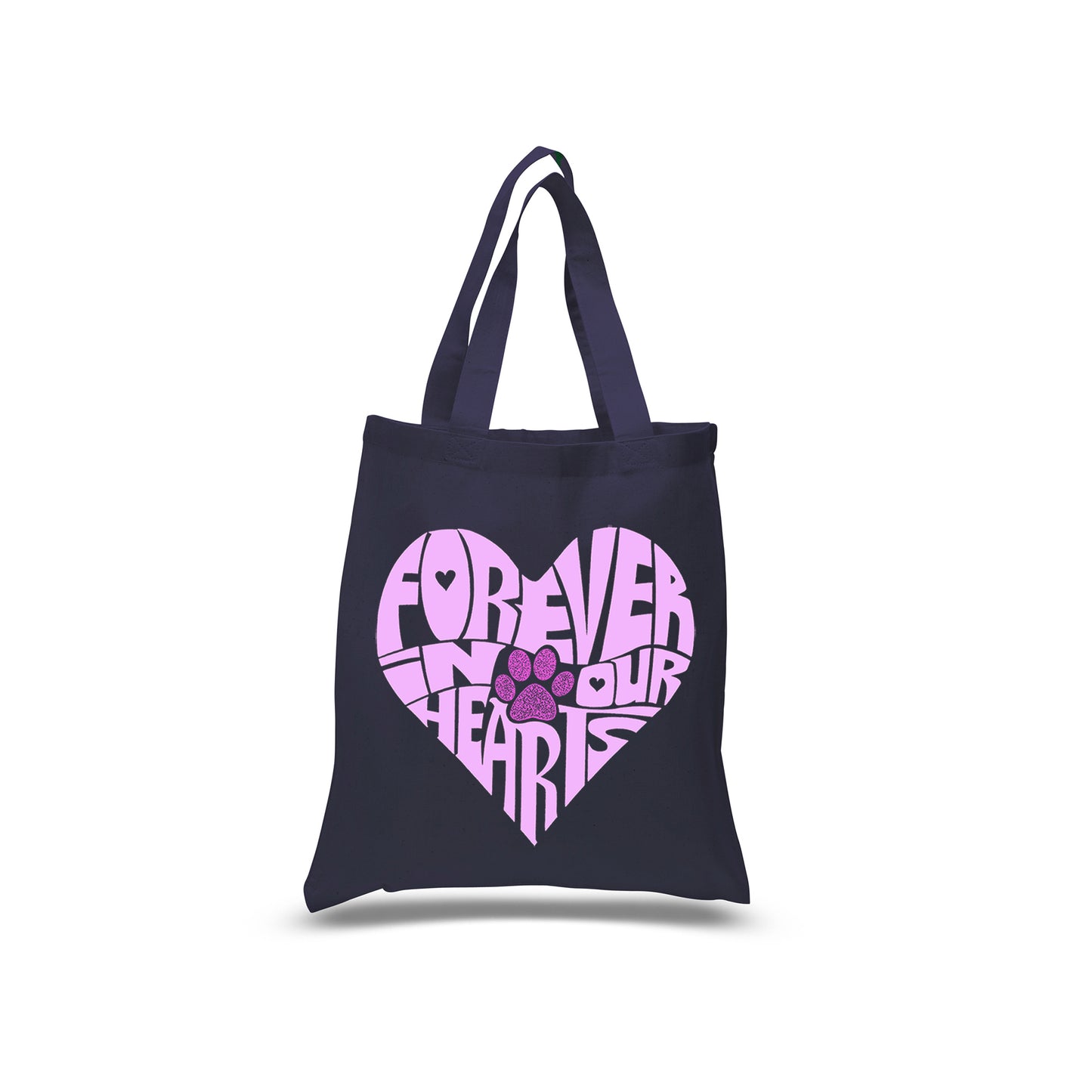 Forever In Our Hearts - Small Word Art Tote Bag