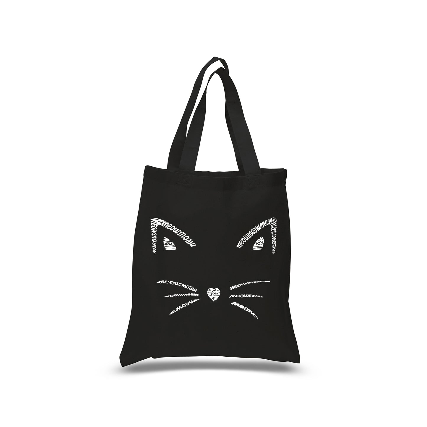 Whiskers  - Small Word Art Tote Bag