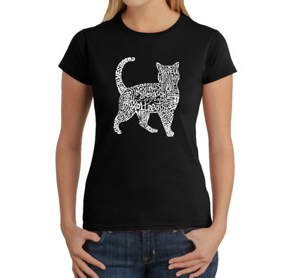 Cat  - Women's Word Art T-Shirt